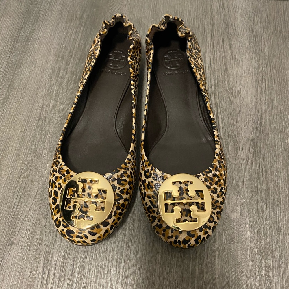 Tory Burch Leaopard Reva Flats